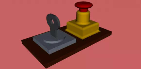 Wooden Stick 3d model