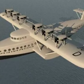 Dornier Spaceship Aircraft 3d model