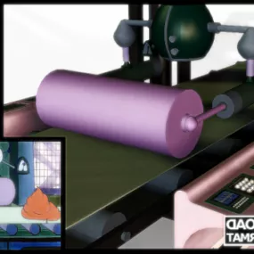 Roller Machine 3d model