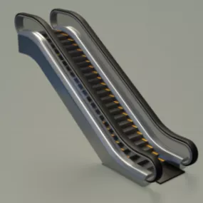 Electric Escalator Staircase 3d model