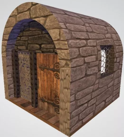 Brick Hut 3d model Brick Hut 3d model