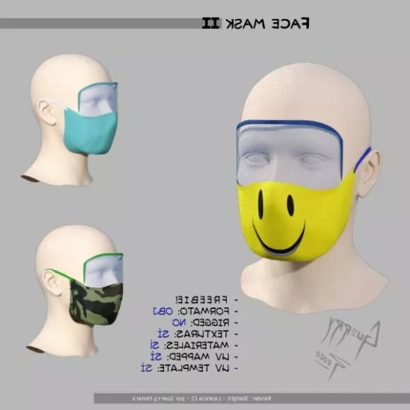 Face Mask 3d model Face Mask 3d model