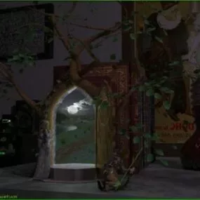 Faerie Door 3d model