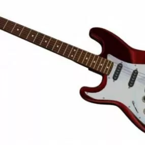 Fender Stratocaster Guitar 3d model