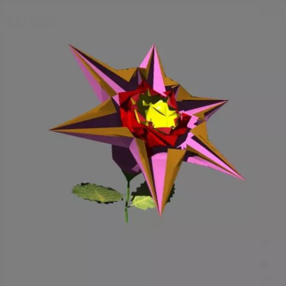 Spooky Tree Dry Branch 3d model