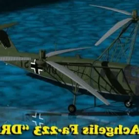 Helicopter Focke Achgelis 3d model