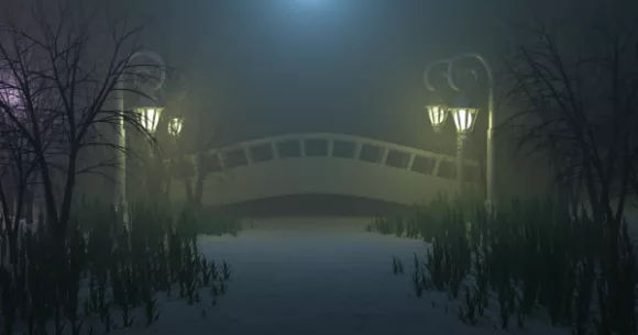 Lake Scene 3d model