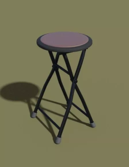 Square Cubic Coffee Table 3d model