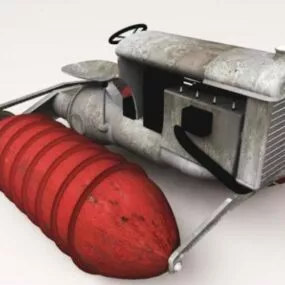 Fordson Snow Machine 3d model
