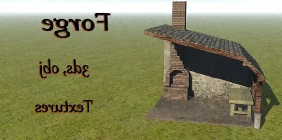 Garden House On Flying Island 3d model