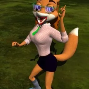Fox Girl 3d model