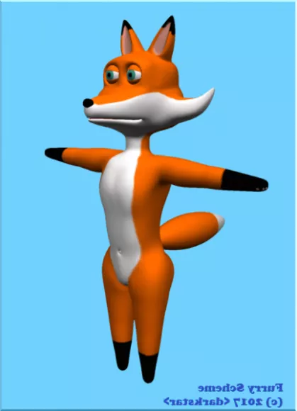 Pencil Man Character 3d model