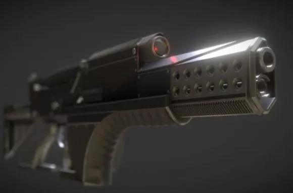 Soldier Hand With Gun Sig Sauer 3d model