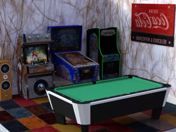 Sport Game Equipment 3d model Sport Game Equipment 3d model