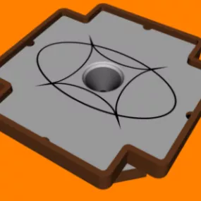 Gaming Snooker Table 3d model