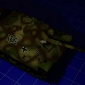 German Assault Jagdpanther Tank 3d model