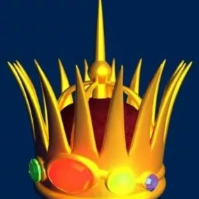 Gold Crown 3d model