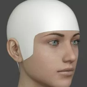 Hair Cap Genesis Female 3d model
