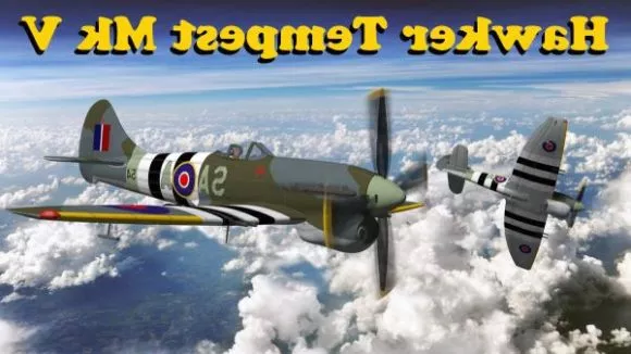 Aircraft Hawker Tempest Mk5 3d model Aircraft Hawker Tempest Mk5 3d model