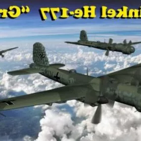 Heinkel He177 Greif Aircraft 3d model