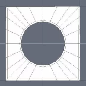 Hexagon Gap Shape 3d model