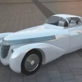 Hispano Suiza H6b Car 3d model