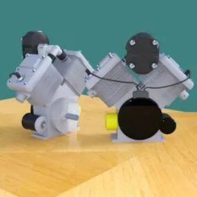 Vtwin Engine 3d model