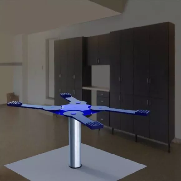 Sphere Drone, Scifi Spy Drone 3d model