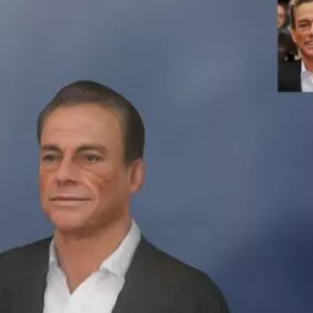 Man Head Vandamme 3d model