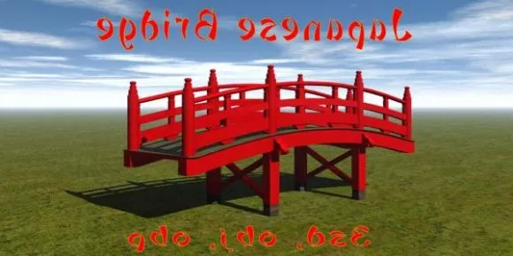 Boardwalk Bridge 3d model