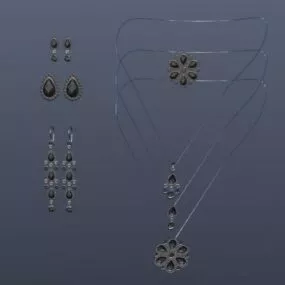 Jewelry Set 3d model