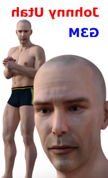 Aged Man 3d model