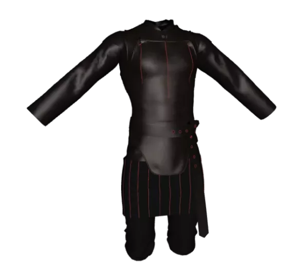 Jon Snow Clothing 3d model Jon Snow Clothing 3d model