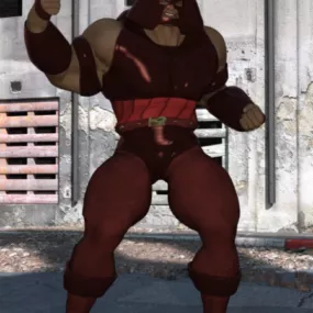 Juggernaut Cosplay Male Character 3d model