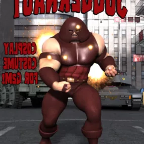 Juggernaut Cosplay Man 3d model