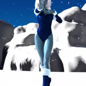 Killer Frost Cosplay Character 3d model