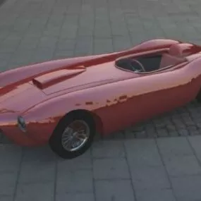 Lancia D24 Car 1954 3d model