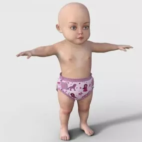 Little Infant 3d model
