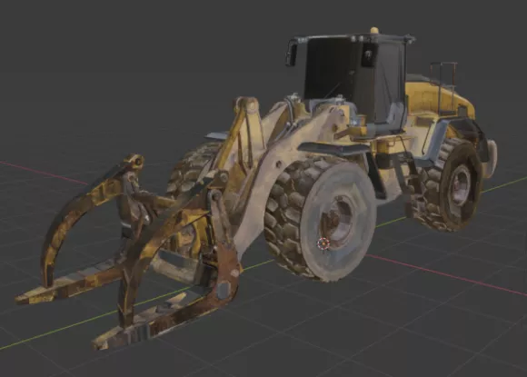 Small Tank Car 3d model