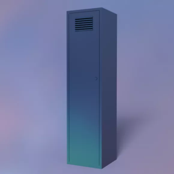 Office Pantry Locker 3d model