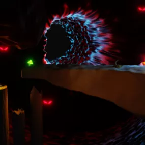 Low Poly Cave Landscape 3d model