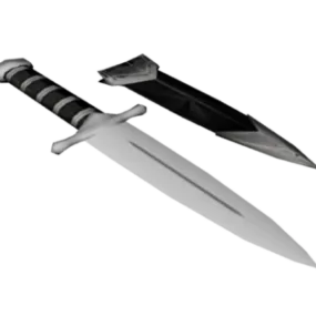 Throwing Dagger 3d model