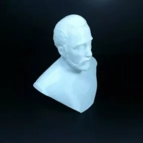 Aged Man Head 3d model