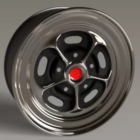 Tire Mag Wheel 3d model