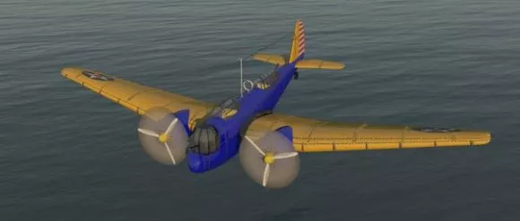 Martin B10 Bomber Aircraft 3d model Martin B10 Bomber Aircraft 3d model