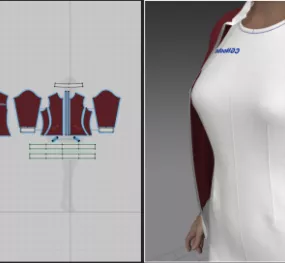 Marvelous Designer Office Fashion 3d model