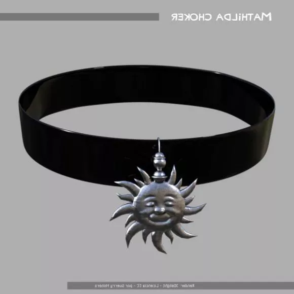 Mathilda Necklet 3d model Mathilda Necklet 3d model