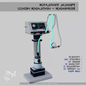 Medical Ventilator 3d model