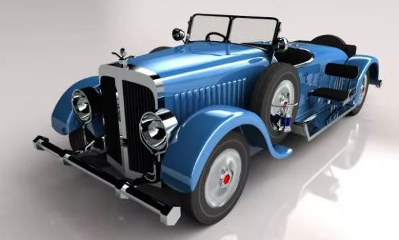 Fallout Rustic Vintage Car 3d model