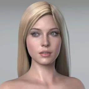 Mikaela Female Character 3d model